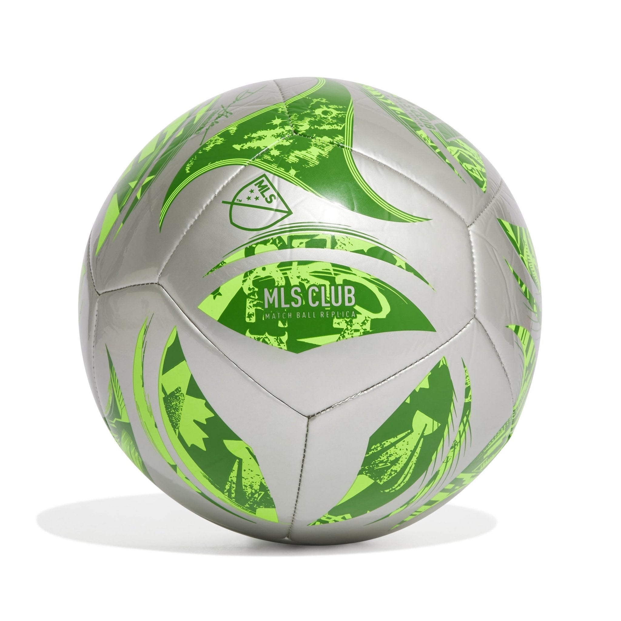 adidas MLS 25 Club Ball Silver/Green - Best Buy Soccer